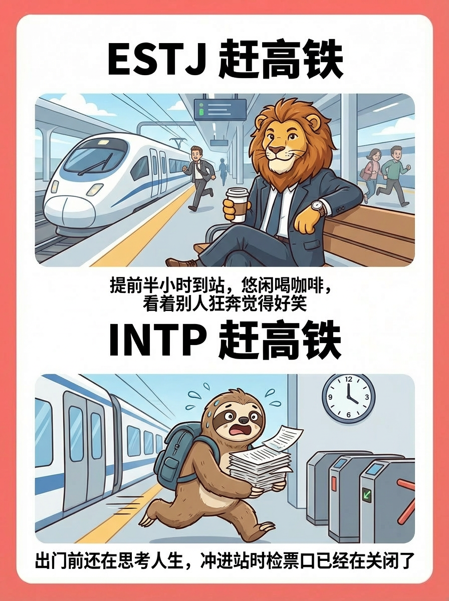 ESTJ vs INTP high speed rail